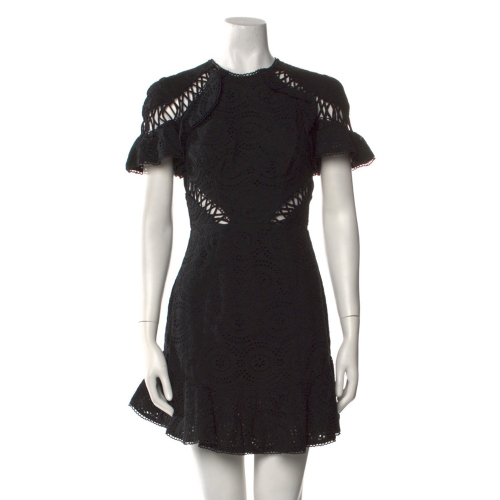 Zimmermann Mini Dress in Elegant Black